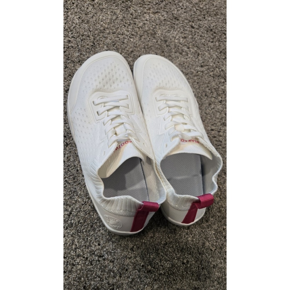 Peak Footwear Barefoot Shoes Womens 7 7.5 EU 38 White Pink Minimalist Wide Toe - Picture 3 of 8